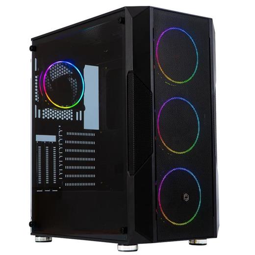 Frısby Fc-9435G 750W 80+ Bronze 4X120Mm Double Slım Rıng Rgb Fan Usb3.0 Gamıng Siyah Kasa 