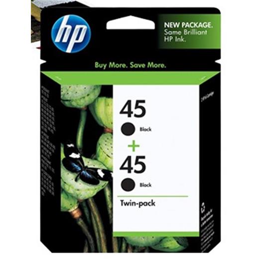 Hp 45 Black Siyah 42Ml 51645Aa 2Li Paket Kartuş Cc625A(450.10.20.0371)