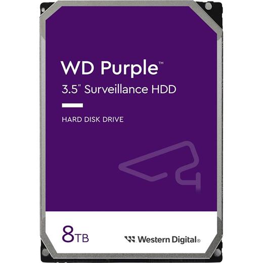 Wd 8 Tb Wd85Purz 3.5 Purple Sata3 5640Rpm 256Mb 7/24 Güvenlik Harddiski