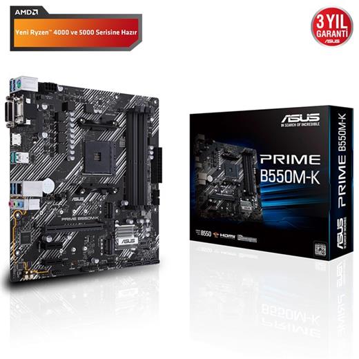 Asus Prime B550M-K Argb Am4 Ryzen Ddr4 Hdmi Dp 90Mb1Gc0-M0Eay0