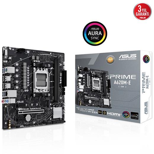 Asus Prime A620M-E/Csm Am5 Ryzen Vga Hdmi Dp 90Mb1F50-M0Eayc