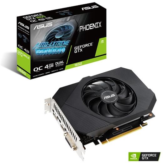 Asus Ph-Gtx1650-O4Gd6 Gtx1650 4Gb Gddr6 128Bit Dvı/Hdmı/Dp