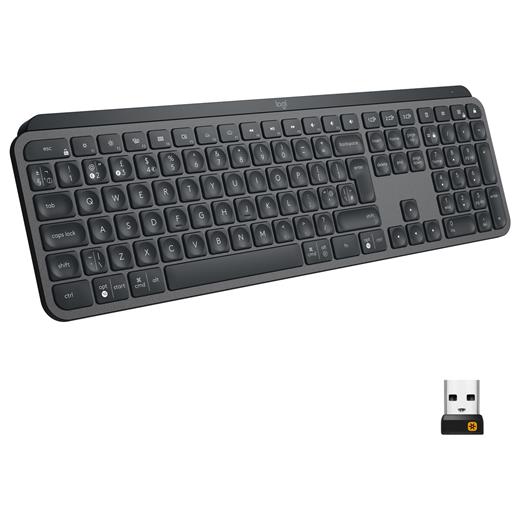 Logitech MX Keys Aydınlatmalı 920-010254 Tam Boyutlu Kablosuz Türkçe Q Klavye - Siyah