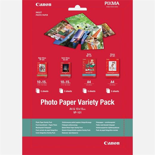 Canon Fotoğraf Kağıdı Vp-101 A4 & 4X6 (Variety Pack)