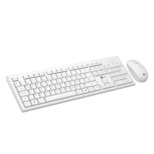 Lenovo Lecoo Kablosuz Türkçe Q Klavye Mouse Set Beyaz Kw200-B 