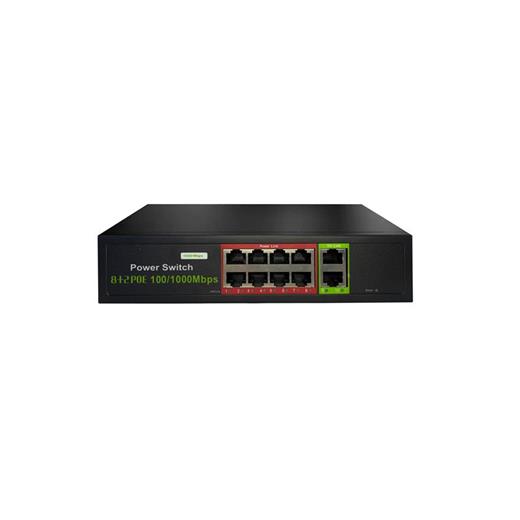 Uranıum Poe-G8002-96W 8 Port Gıgabıt + 2 Port Gıgabıt Rj45 Uplınk Poe Swıtch (Realtek Chıpset) 