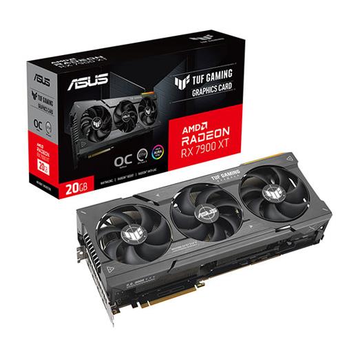 Asus Radeon Rx 7900Xt Tuf-Rx7900Xt-O20G-Gamıng 20Gb Gddr6 320Bit 2450Mhz Oc Hdmı 3Xdp Rgb Ekran Kartı