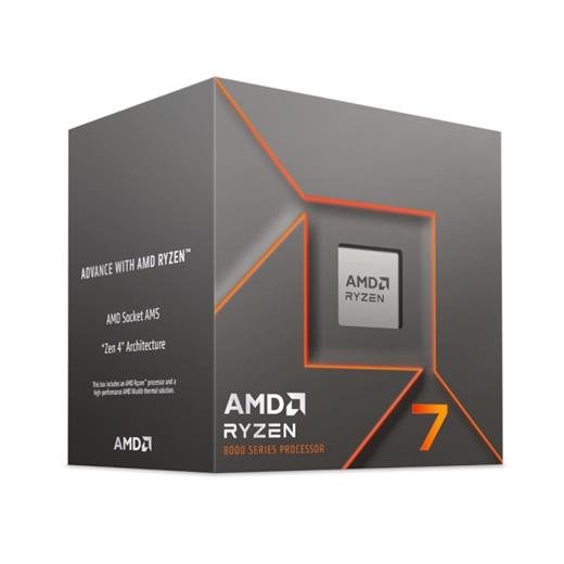 Amd Ryzen 7 8700F 4.10Ghz 16Mb Am5 Box İşlemci (Grafik Kart Yok, Fan Var)