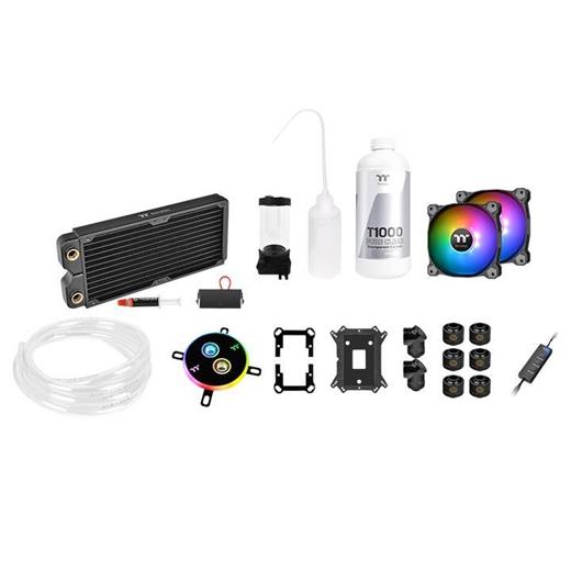 Thermaltake CL-W249-CU12SW-A Pacific C240 DDC ARGB 2x120mm Fanlı Soft Tube Custom Sıvı Soğutma Kiti (AM4,LGA2066)