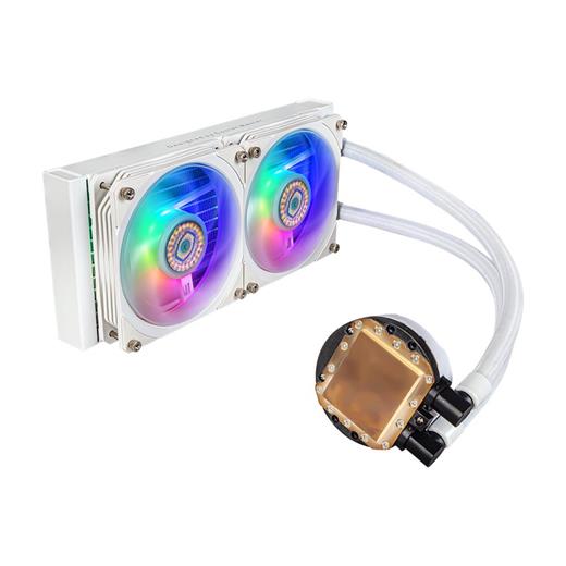 CM MasterLiquid MLY-D24M-A23PZ-RW PL240 Beyaz Flux ARGB Led Fanlı İşlemci Sıvı Soğutma Kiti (İntel AM4 destekli)