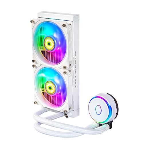 CM MasterLiquid MLY-D24M-A23PZ-RW PL240 Beyaz Flux ARGB Led Fanlı İşlemci Sıvı Soğutma Kiti (İntel AM4 destekli)