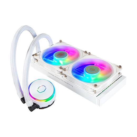 CM MasterLiquid MLY-D24M-A23PZ-RW PL240 Beyaz Flux ARGB Led Fanlı İşlemci Sıvı Soğutma Kiti (İntel AM4 destekli)