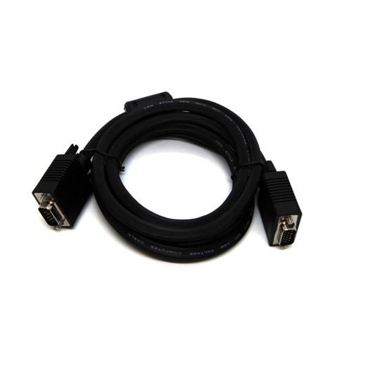 Beek Bc-Dsp-Vg-Mm-15-1 Vga Monitör Kablosu Dsub 15 Erkek Dsub 15 Erkek 15 Metre 2X Ferrite Filtreli Siyah Renk