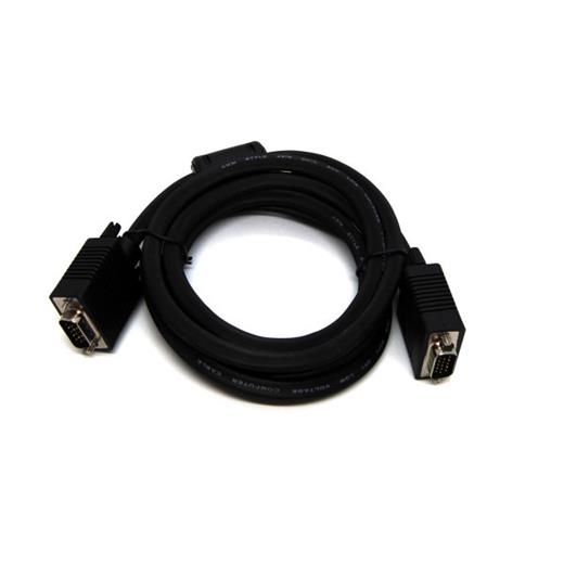 Beek Bc-Dsp-Vg-Mm-10-1 Vga Monitör Kablosu Dsub 15 Erkek Dsub 15 Erkek 10 Metre 3Coax/7C Awg28 2X Ferrite Filtreli Siyah Renk