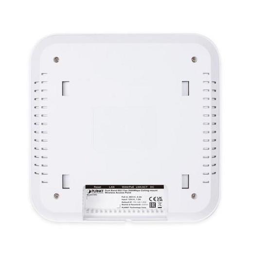 Planet Pl-Wdap-C3000Ax İç Mekan Tavan Tipi Kablosuz Access Point (Indoor Ceiling-Mount Wireless Access Point) Dual Band 802.11Ax 3000Mbps 802.3At Poe+2 X 10/100/1000T