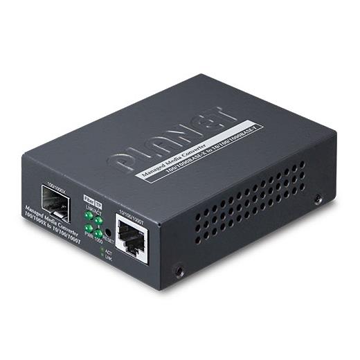 Planet Pl-Gt-915A 10/100/1000Base-T To 100/1000Base-X Sfp Managed Media Converter