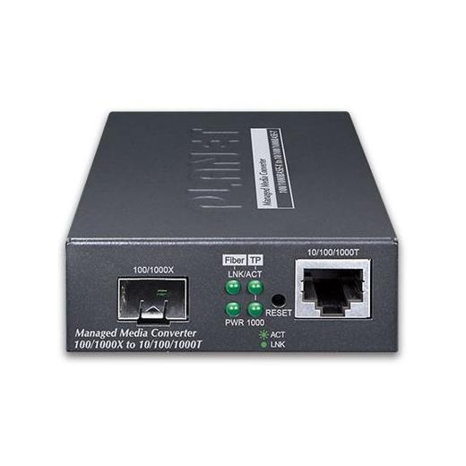 Planet Pl-Gt-915A 10/100/1000Base-T To 100/1000Base-X Sfp Managed Media Converter