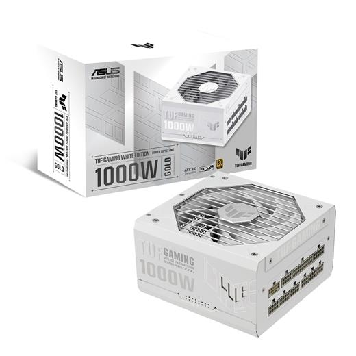 Asus Tuf Gamıng-1000G 80+ Gold 1000W Modüler Atx 3.0 Uyumlu 10 Yıl Garanti - Beyaz