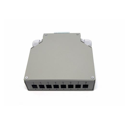 Beek Bn-Fpdın-8Lcd Dın-Ray İçin Ek Kutusu 8 X Lc/Duplex Coupler İçin Beek Din Rail Distribution Box For 8 Lc/Dx Couplers