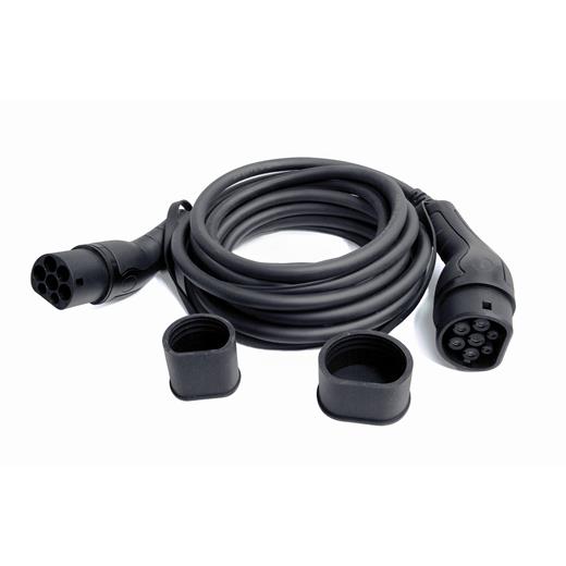 Beek Bc-Ev-Cc16-750 Type2 Type2 Iec Elektrikli Araç Şarj Kablosu 400V / 16A 11Kw Ip55 Düz Tpu Kablo 7.5 Metre