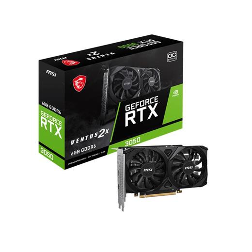 Msı Geforce Rtx3050 Ventus 2X 6G Oc 6Gb Gddr6 96Bıt 2Xhdmı 1Xdp Ekran Kartı 