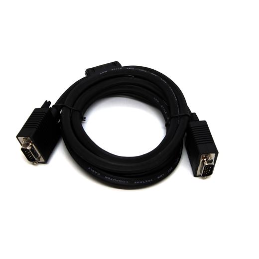 Beek Bc-Dsp-Vg-Mm-018-1 Vga Monitör Kablosu Dsub 15 Erkek Dsub 15 Erkek 1.80 Metre 2X Ferrite 1.8 Metre Siyah Renk