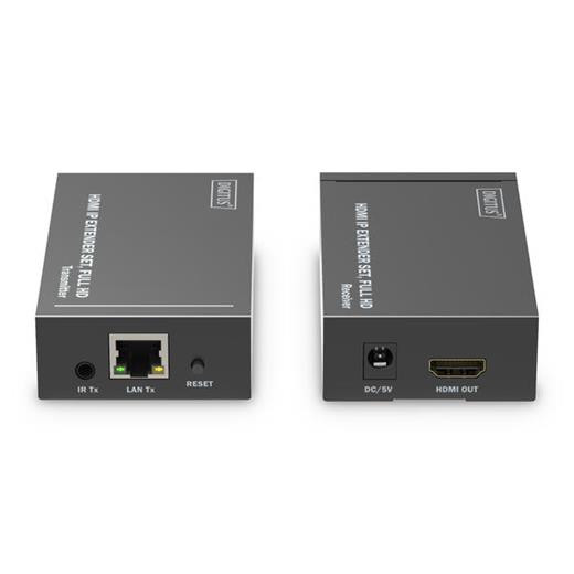 Digitus Ds-55517 Hdmı Ip Sinyal Uzatma Seti Alıcı (Receiver) Ve Verici (Transmitter) Birim Dahil 120 Metre Full Hd 1080P Tek Noktadan Çok Noktaya