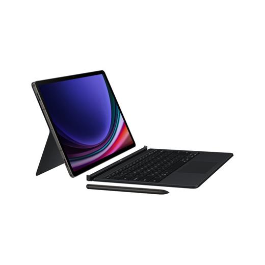 Samsung Galaxy Ef-Dx815Bbegtr -Tab S9 Plus Mousepadli Klavyeli Kapaklı Kılıf - Siyah