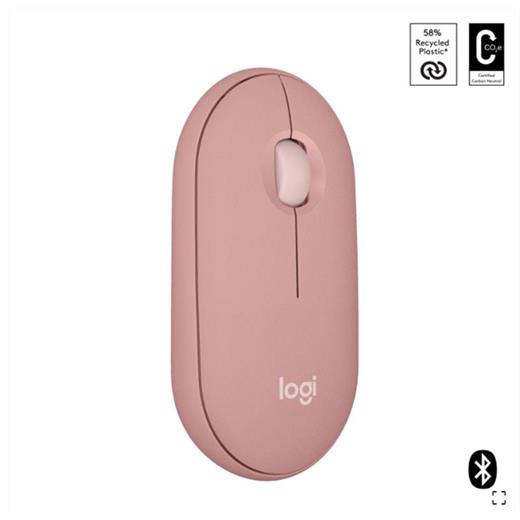 Logitech Pebble 2 M350S 910-007014 Pembe Sessiz Optik Kablosuz Mouse