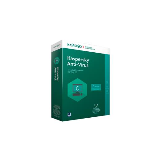 Kaspersky Antı-Vırus 5 Kullanıcı 1 Yıl