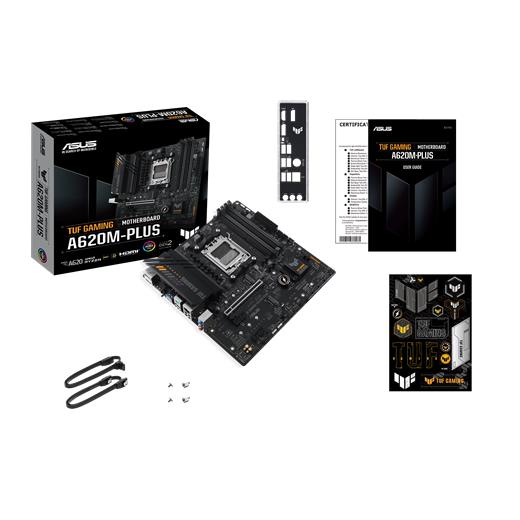 Asus Tuf Gamıng A620M-Plus Am5 Ddr5 6400Mhz Dp Hdmı Am5