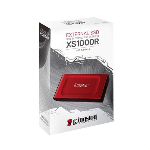 Kingston Sxs1000R 2Tb Usb 3.2 Taşınabilir Ssd Red Sxs1000R/2000G