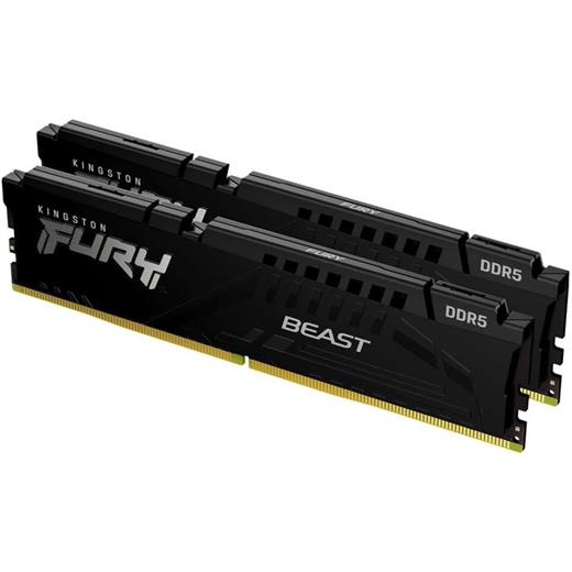 Kıngston Kf556C36Bbek2-32Tr Beast Black 32 Gb (2X16Gb) 5600Mhz Cl36 Ddr5 Ram