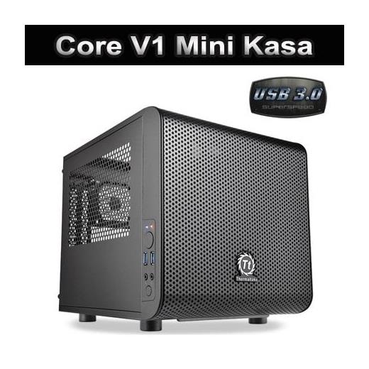 Thermaltake Core V1 Mini ITX Pencereli Mini Kasa CA-1B8-00S1WN-00