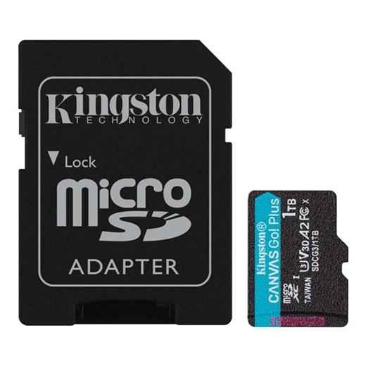 Kıngston 1Tb Canvasgo+ Sdcg3/1Tb Mıcro-Sd Hafıza Kartı