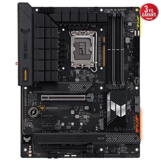 Asus Tuf Gamıng H770-Pro Wıfı 1700P Ddr5 Ses Glan Dp/Hdmı Sata3 Usb3.2 Atx