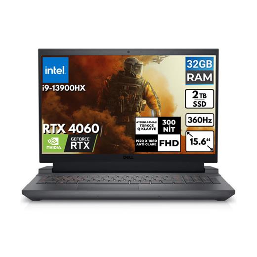 Dell G15 5530 G155530017U I9-13900Hx 32Gb 2Tb Ssd 8Gb Rtx4060 15.6