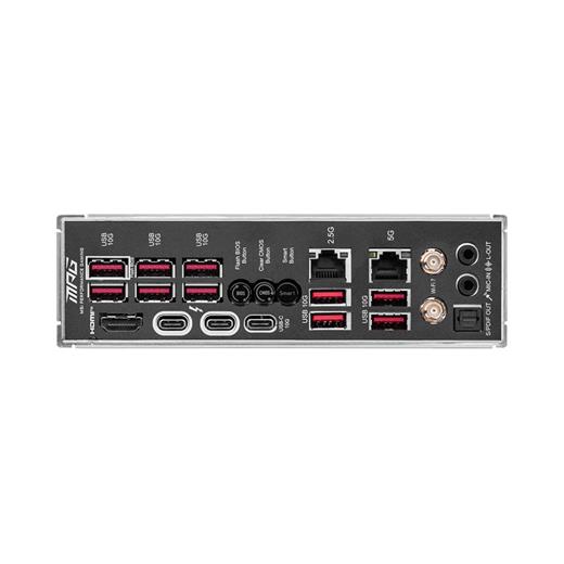 Msı Mb Mpg Z890 Carbon Wıfı Soket 1851 Ddr5 9200Mhz(Oc) Usb 20Gbps 5Xm.2 2Xtb4 Hdmı Dısplay 1X5G 1X 2,5 Lan Wıfı 7 Atx