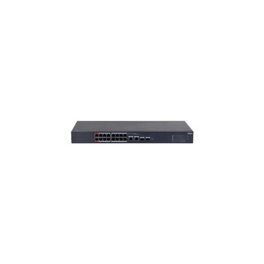 Dahua Cs4218-16Et-190 16 Port 10/100 Web Yönetilebilir +2 Port Gb. 2 Sfp 16 Port Poe 190W Metal Kasa