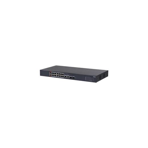 Dahua Cs4218-16Et-190 16 Port 10/100 Web Yönetilebilir +2 Port Gb. 2 Sfp 16 Port Poe 190W Metal Kasa