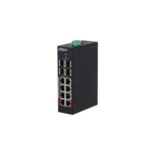 Dahua Hs4412-8Et-120 8+2 10/100 Yönetilemez + 1 Port Gb 1 Sfp Endüstriyel 8 Port Poe 120W