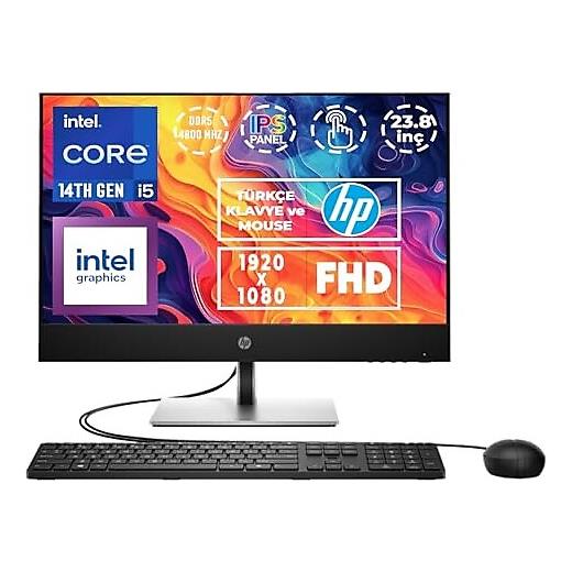 Hp Proone 440 G9 9H6X3Et İ5-14500T 8Gb 512Gb Ssd O/B Uhd 770 23.8