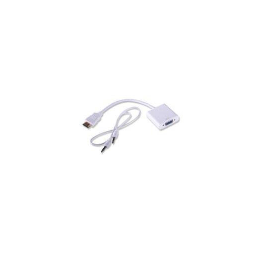Qport Q-Hd-Vgj Hvj Hdmı To Vga Cevırıcı+ Ses Jack 