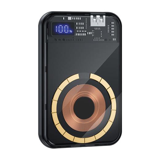Dca0061 - Dexim S5 10.000Mah, Şeffaf Magsafe Dijital Göstergeli Pb