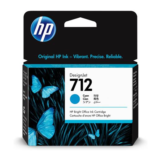 3Ed67A - Hp 3Ed67A 712 29-Ml Cyan Designjet Ink Cartridge