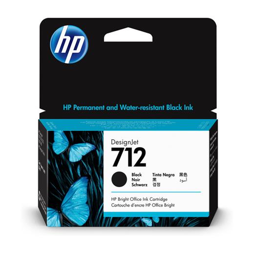 3Ed70A - Hp 3Ed70A 712 38-Ml Black Designjet Ink