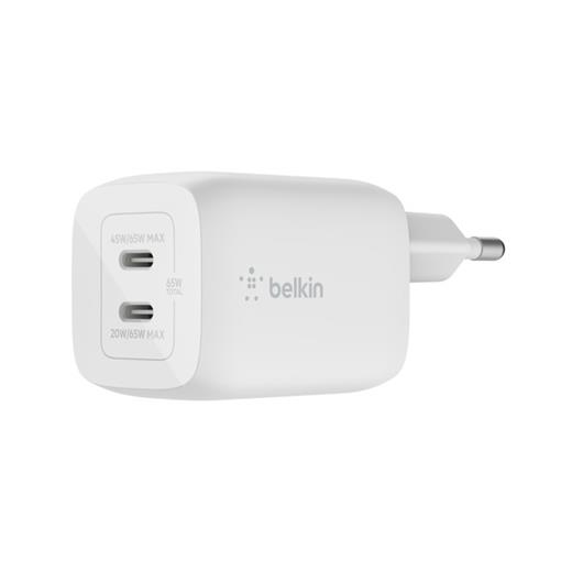 Wch013Vfwh - Belkin 2Li Usb-C 65W Pd Gan Şarj Cihazı - Beyaz