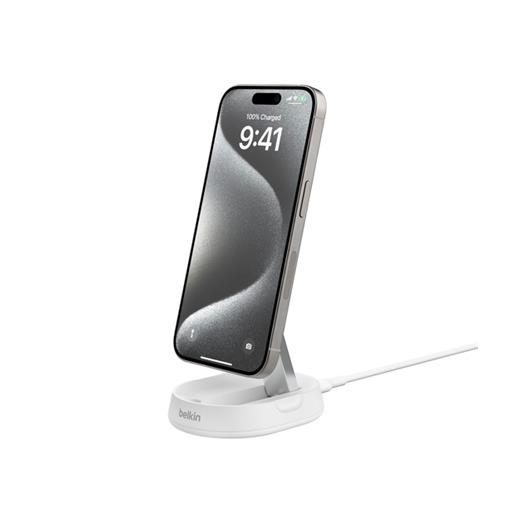 Wıa008Btwh - Belkin Boostcharge Pro Katlanabilir Kablosuz Şarj Standı Qi2 15W - Beyaz