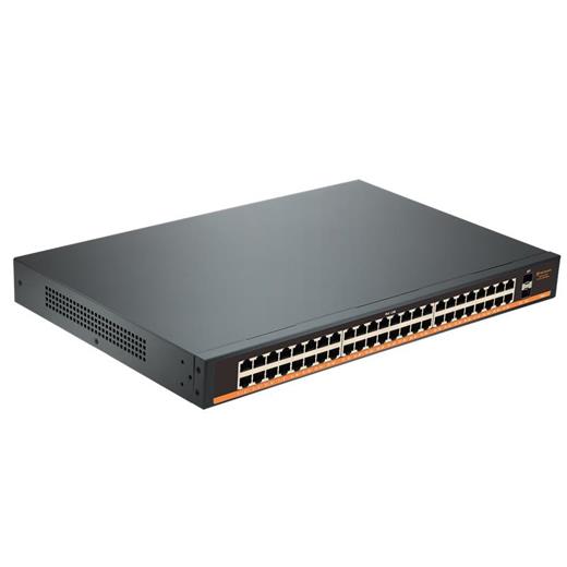 Tıwox Tp-G4820-Poe800W 48 Port Gıgabıt + 2X 1Gb Sfp Uplınk Rackmount Poe Swıtch