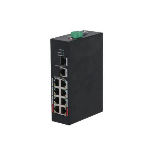 Dahua Pfs3110-8Et-96-V2 8 Port 10/100 + 1Xgb Rj45/Sfp 96W Poe Endüstriyel Swıtch 